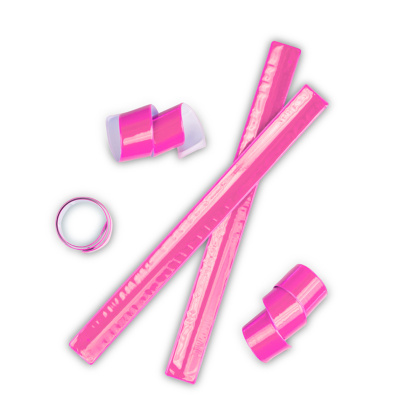 Reflexband für Werbungszwecke - Hellpink